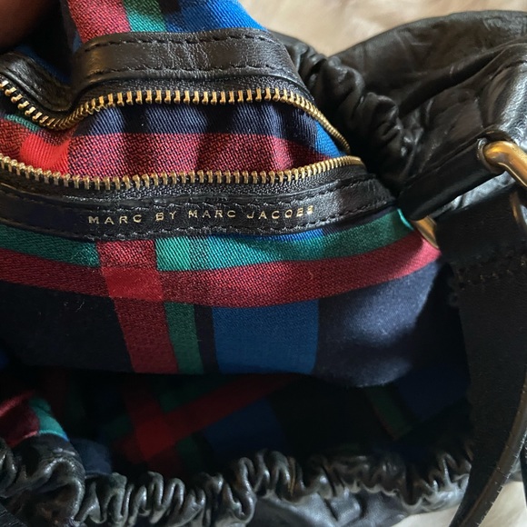 Marc Jacob signature black leather bag - Picture 4 of 4